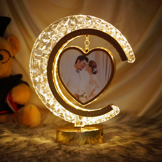 Photo Frame with Touch and Lighting (Heart Lamp)
