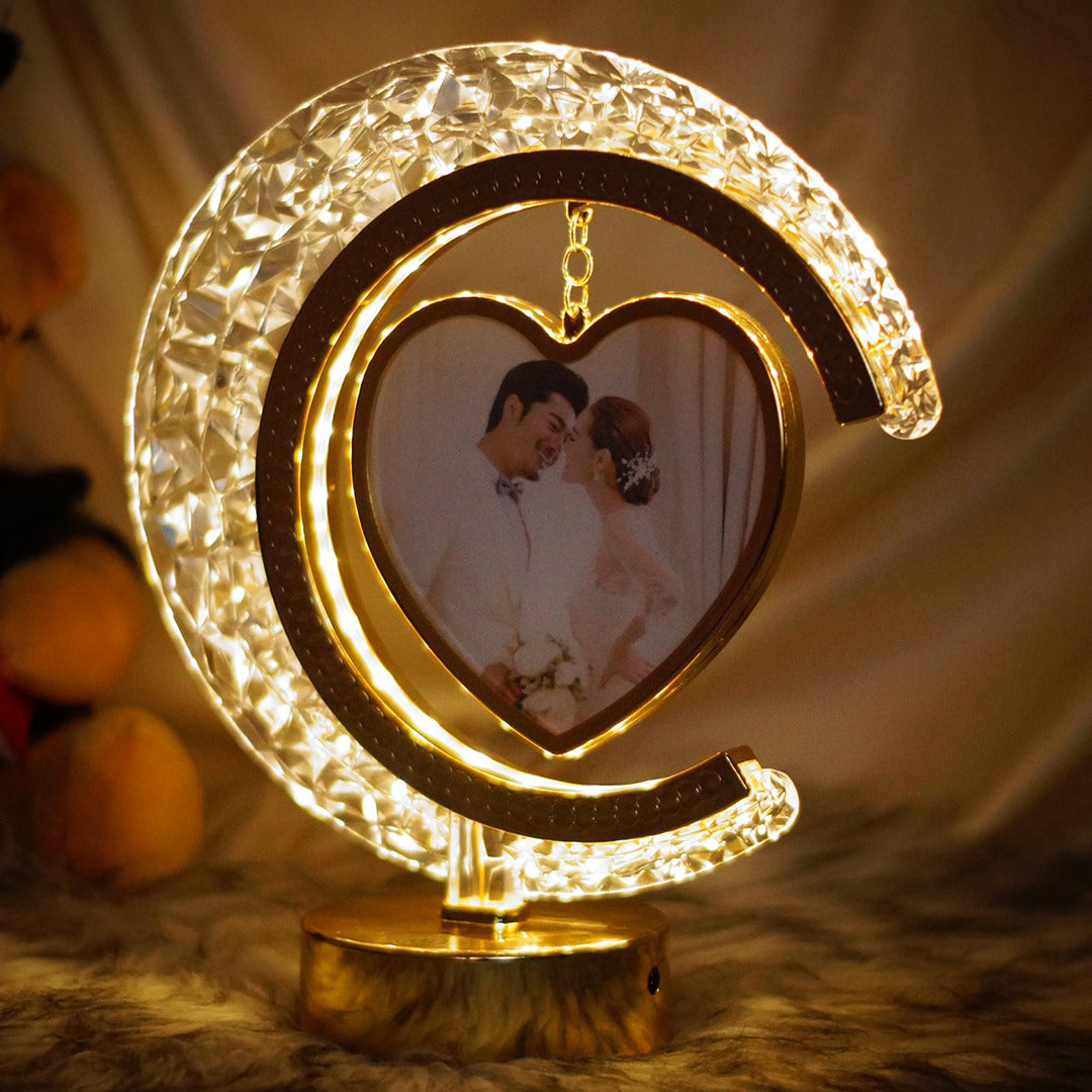 Photo Frame with Touch and Lighting (Heart Lamp)