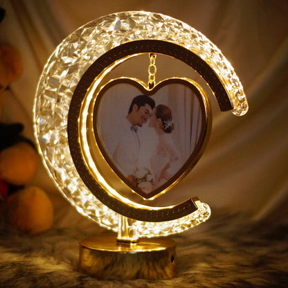 Photo Frame with Touch and Lighting (Heart Lamp)
