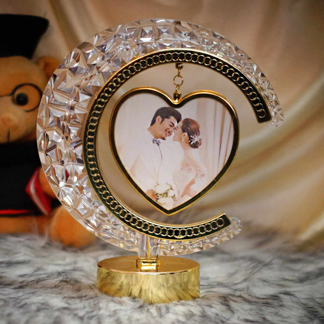 Photo Frame with Touch and Lighting (Heart Lamp)