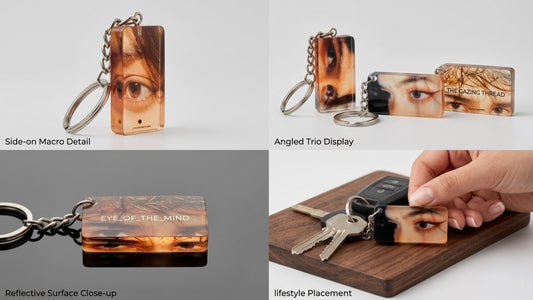 Personalised Eye keychain