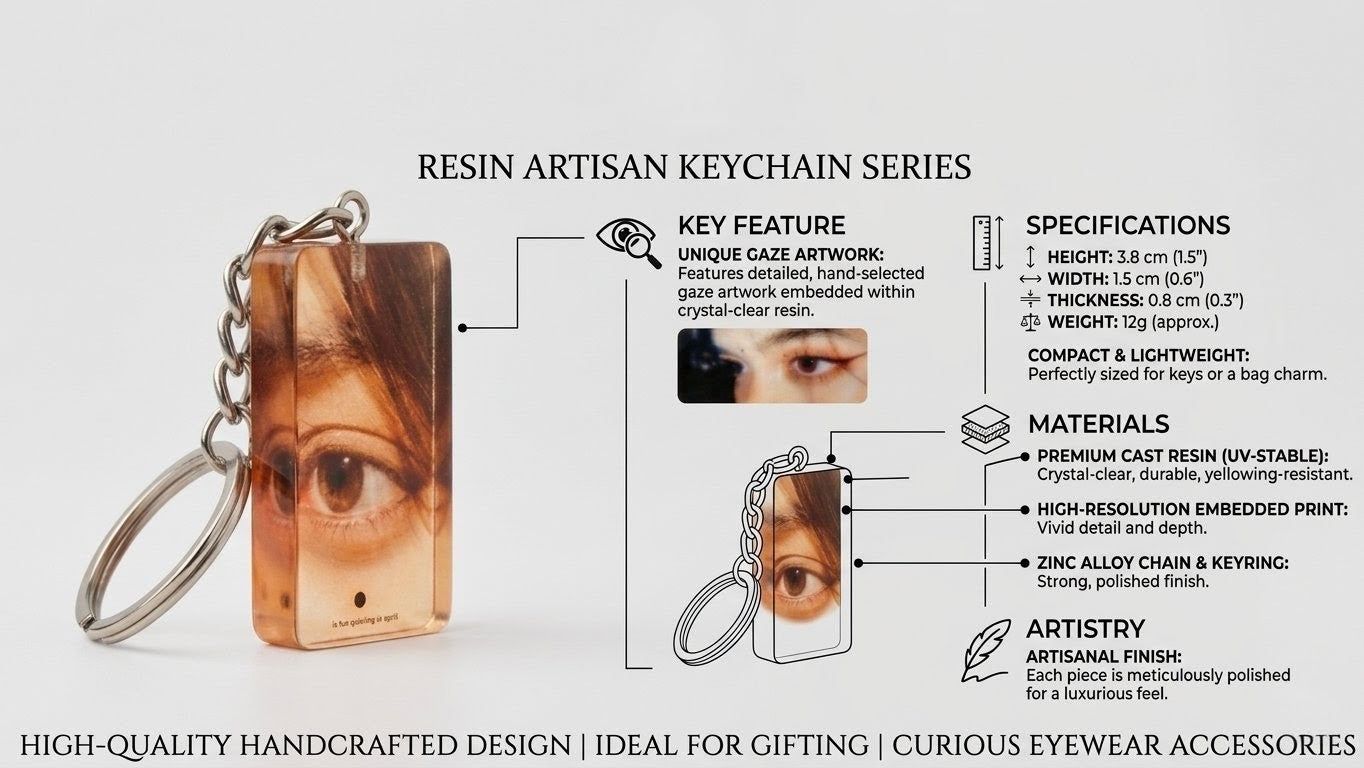 Personalised Eye keychain