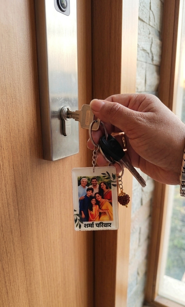 3D Depth Photo Acrylic Keychain - Personalized